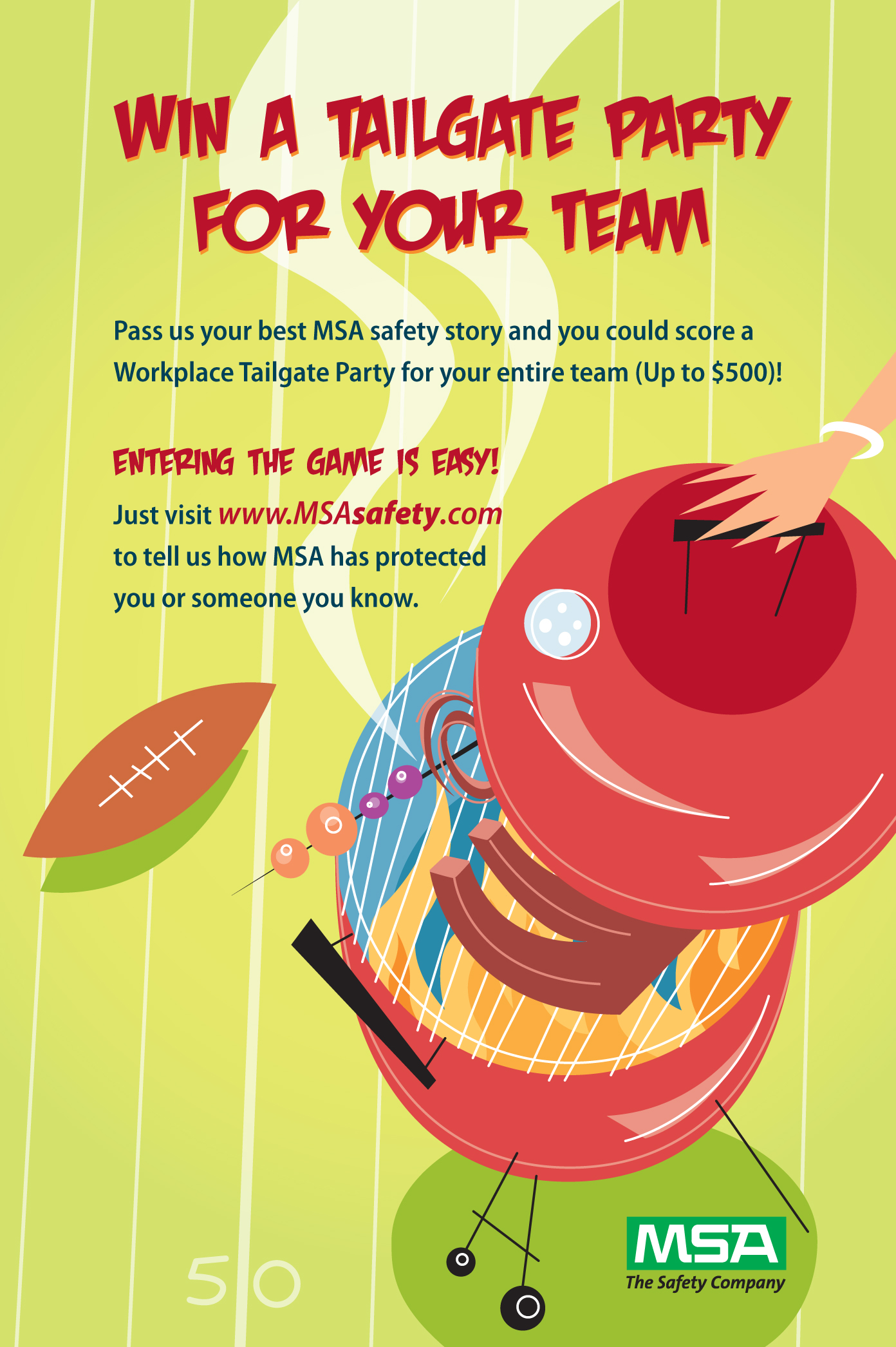 Win a TAILGATE PARTY for your team!
